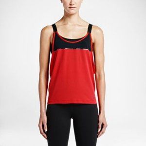 Nike Women's 2-in-1 Woven Tank Top w/ Sports Bra